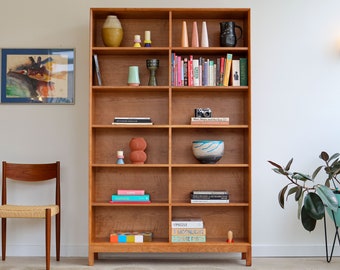 BØRGE - Handmade Mid Century Modern Inspired Minimalist Bookshelf - Made in USA!