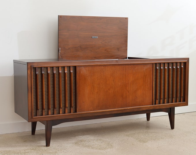 Mid Century Modern Zenith Record Player Etsy