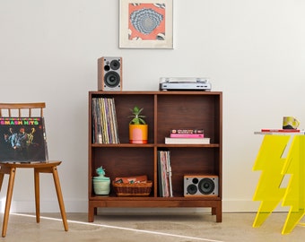 JUNO - Handmade Mid Century Modern Inspired Record Shelf