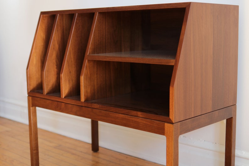 ELLE Handmade Mid Century Modern Inspired Media Console Etsy