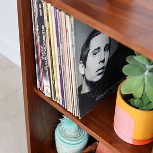 JUNO Handmade Mid Century Modern Inspired Record Shelf image 7