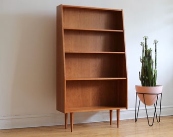 HARLOW - Handmade Mid Century Modern Inspired Minimalist Bookshelf - Made in USA!