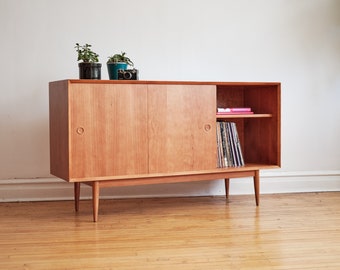 BERGEN - Handmade Mid Century Modern Inspired Media Console - Made in USA!