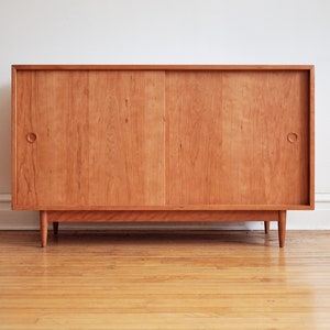 OSLO - Handmade Mid Century Modern Media Console - Made in USA!
