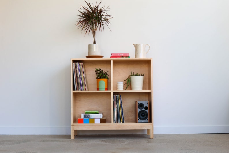 JUNO Handmade Mid Century Modern Inspired Record Shelf image 6
