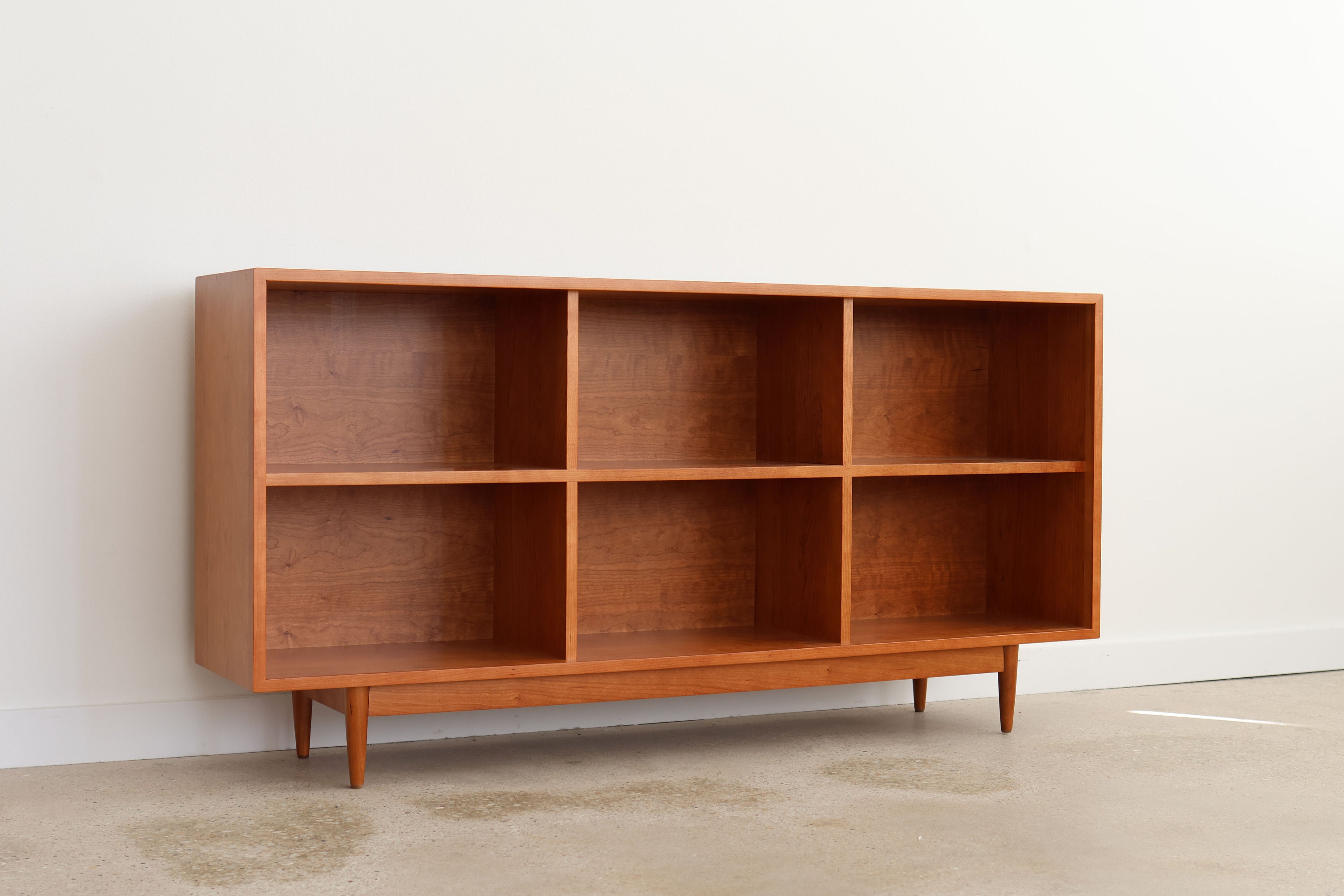 Teak 2024 low bookcase