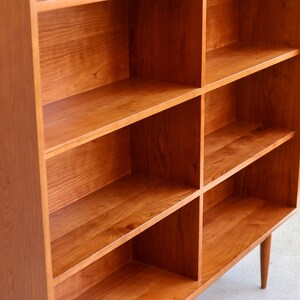 FIELDS Handmade Mid Century Modern Inspired Minimalist Bookshelf Made in USA image 8