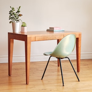 Mid Century Modern Inspired Handmade Solid Wood Desk - JEAN