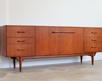 Mid Century Modern Scottish Teak McIntosh Credenza