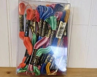 DMC Embroidery Floss, Cross Stitch Floss, Needlepoint Thread, Embroidery Skeins, Stitching Floss, 100% Cotton Floss, Estate Sale, Crafts