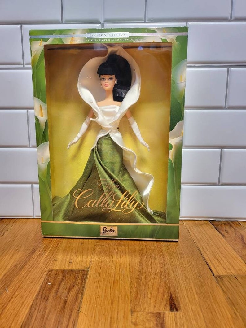 Calla Lily Barbie, Vintage Barbie Doll, Barbie Collector, Mattel Barbie, Limited Edition Barbie
