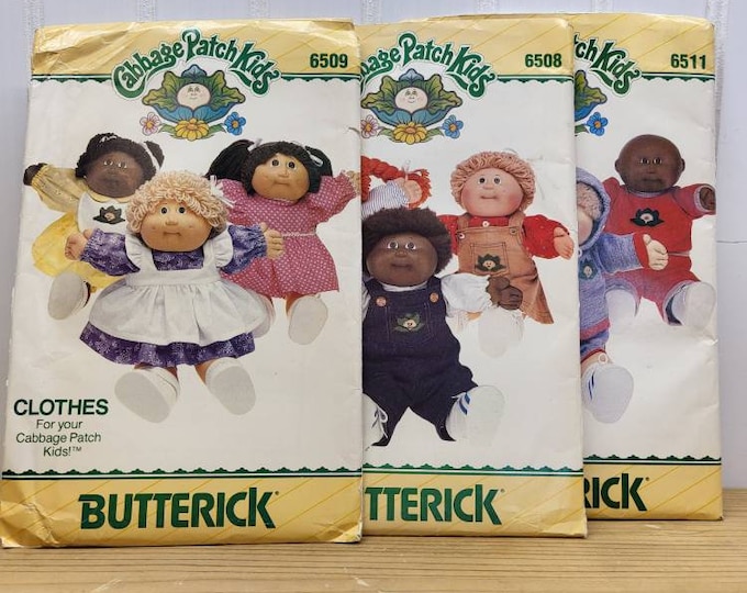 Cabbage Patch Kids, Butterick Pattern, Sewing Pattern, Cabbage Patch ...