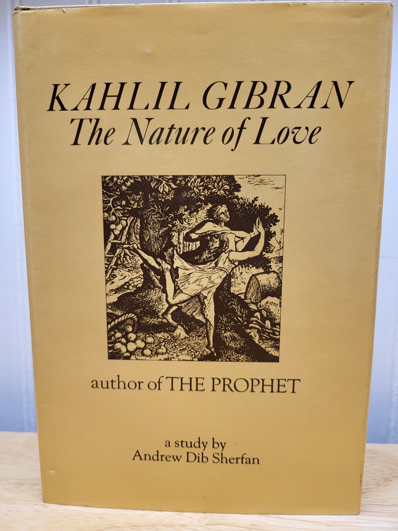 Kahlil Giran The Nature of Love, Translated to English, Book in Excellent Condition, Copyright 1971 image 2