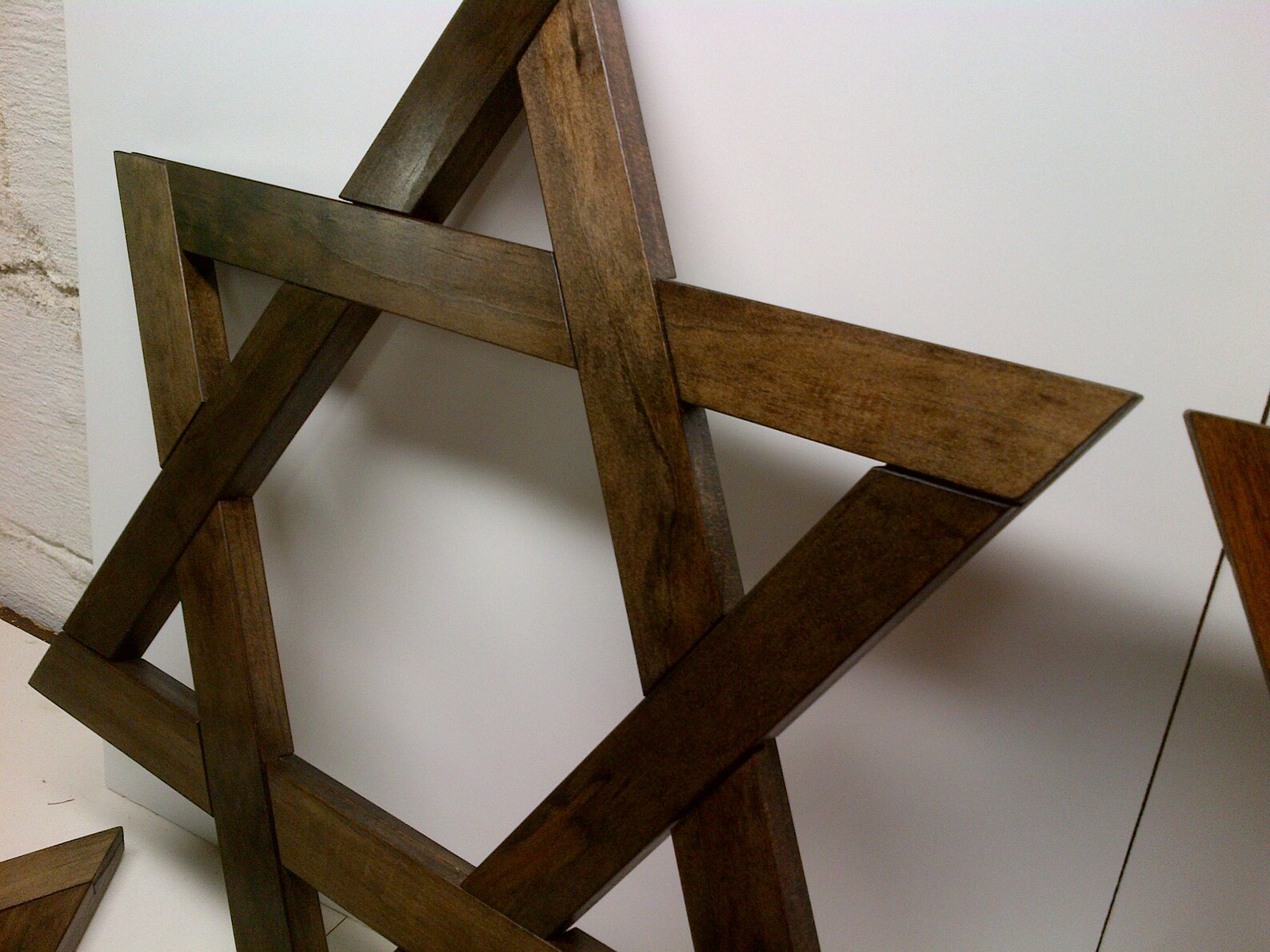 22 Inch Wooden Star Of David Magen David Solid Pine Wood. Etsy