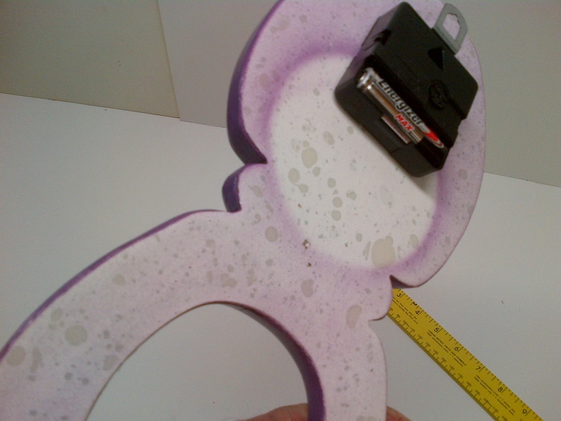 Bathroom Toilet Seat Wall Clock Durable Hard Plastic Finished Etsy