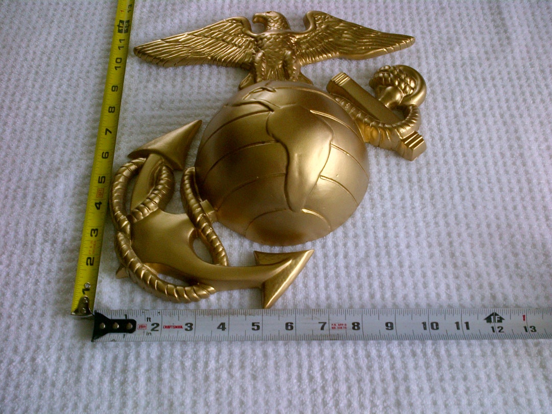12 Inch EGA Marine Corps Eagle Globe & Anchor Wall Hanging Molded ...