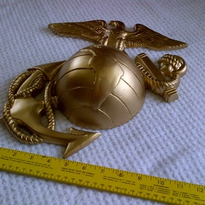 12 Inch EGA Marine Corps Eagle Globe & Anchor Wall Hanging Molded ...