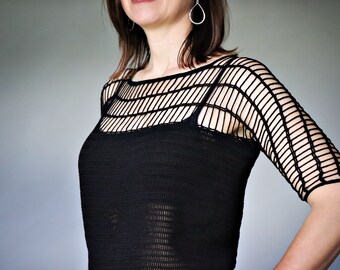Brigitte Lace Tee (UK and US terms)