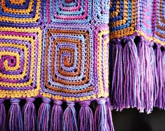 FESTA COLORATA SCARF Crochet Pattern
