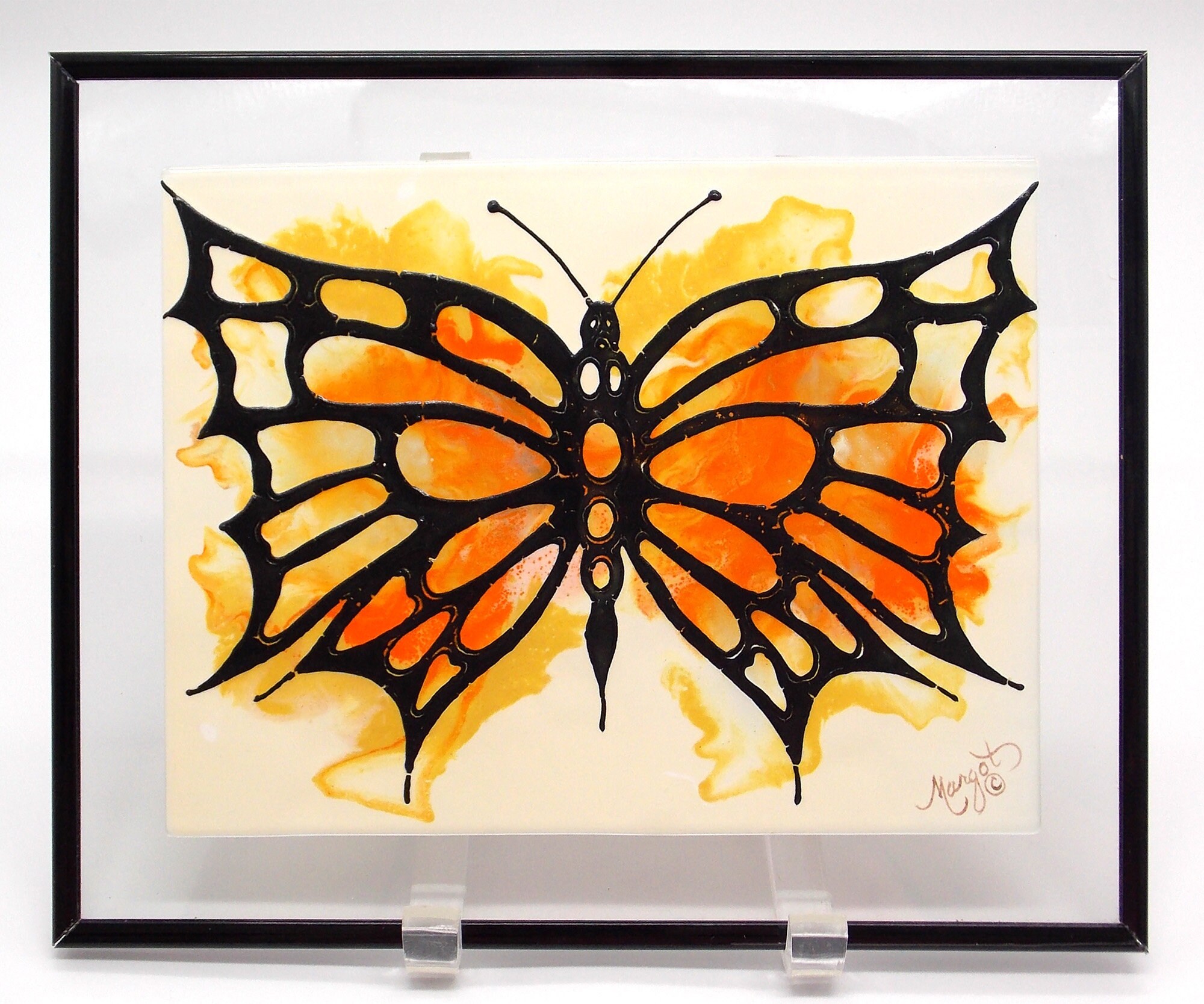 Fused Glass Butterfly Etsy