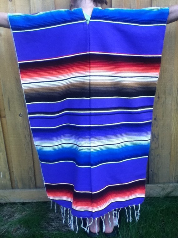 Vintage Serape Unisex Traditional Mexican Ethnic … - image 2