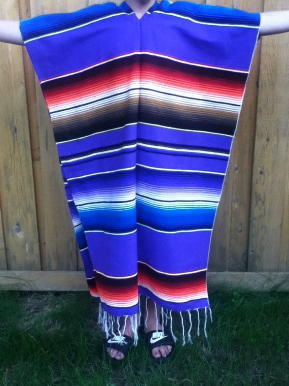 Vintage Serape Unisex Traditional Mexican Ethnic … - image 3