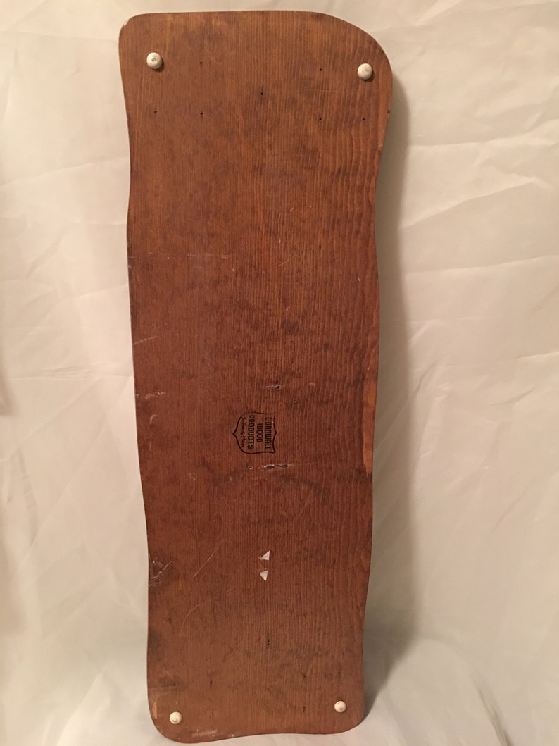 Vintage Wood Cribbage Board BIG GIANT Large Wall Hanging Rustic Game