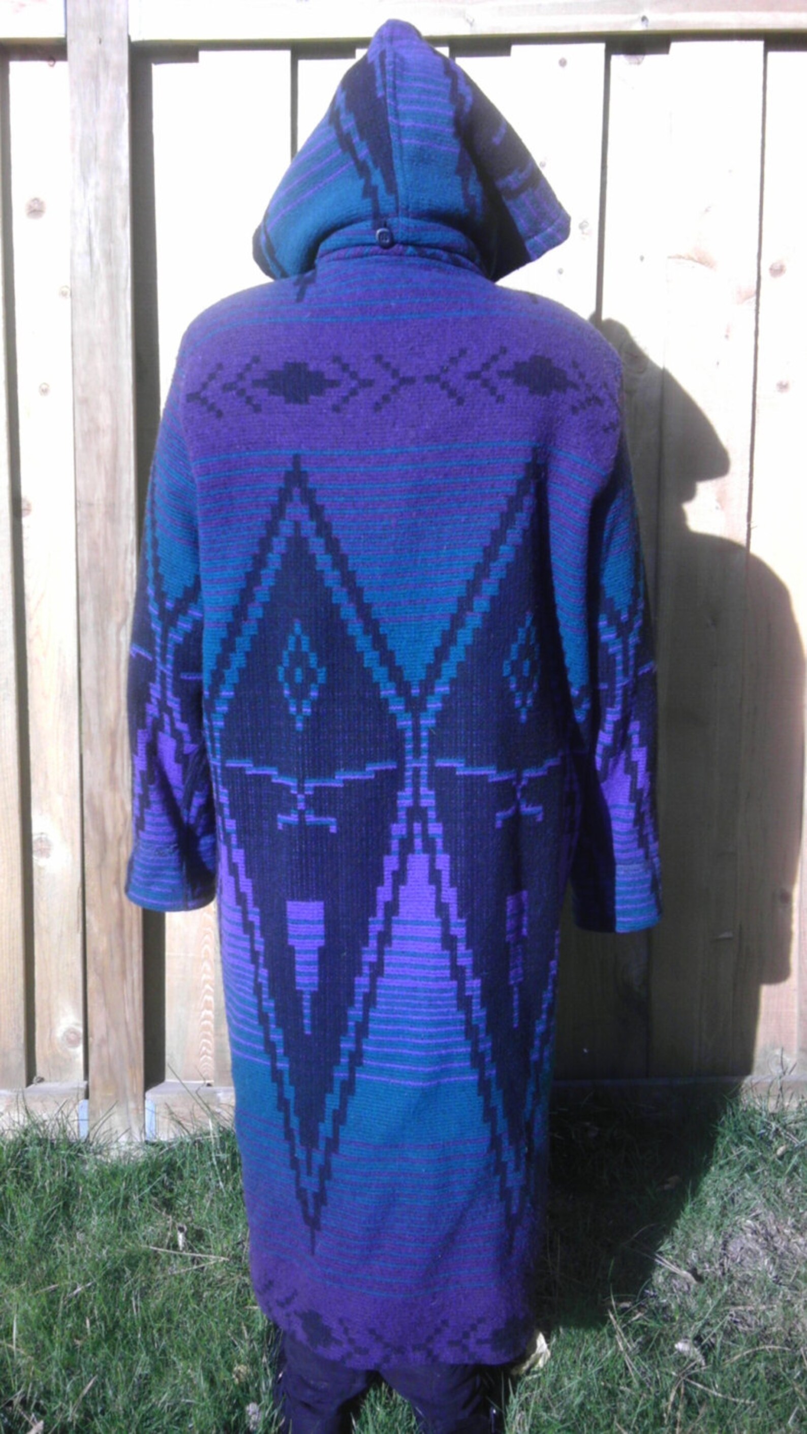 Vintage WOOLRICH Coat Wool Winter Women XL Indian BLANKET Etsy