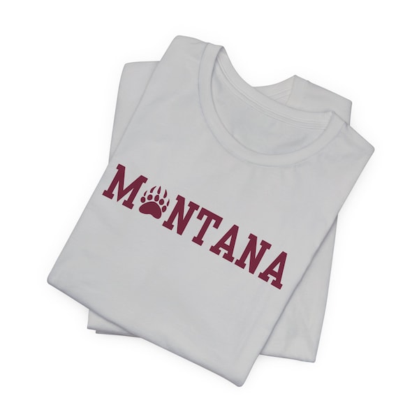 Montana Grizzlies Unisex Jersey Short Sleeve Tee