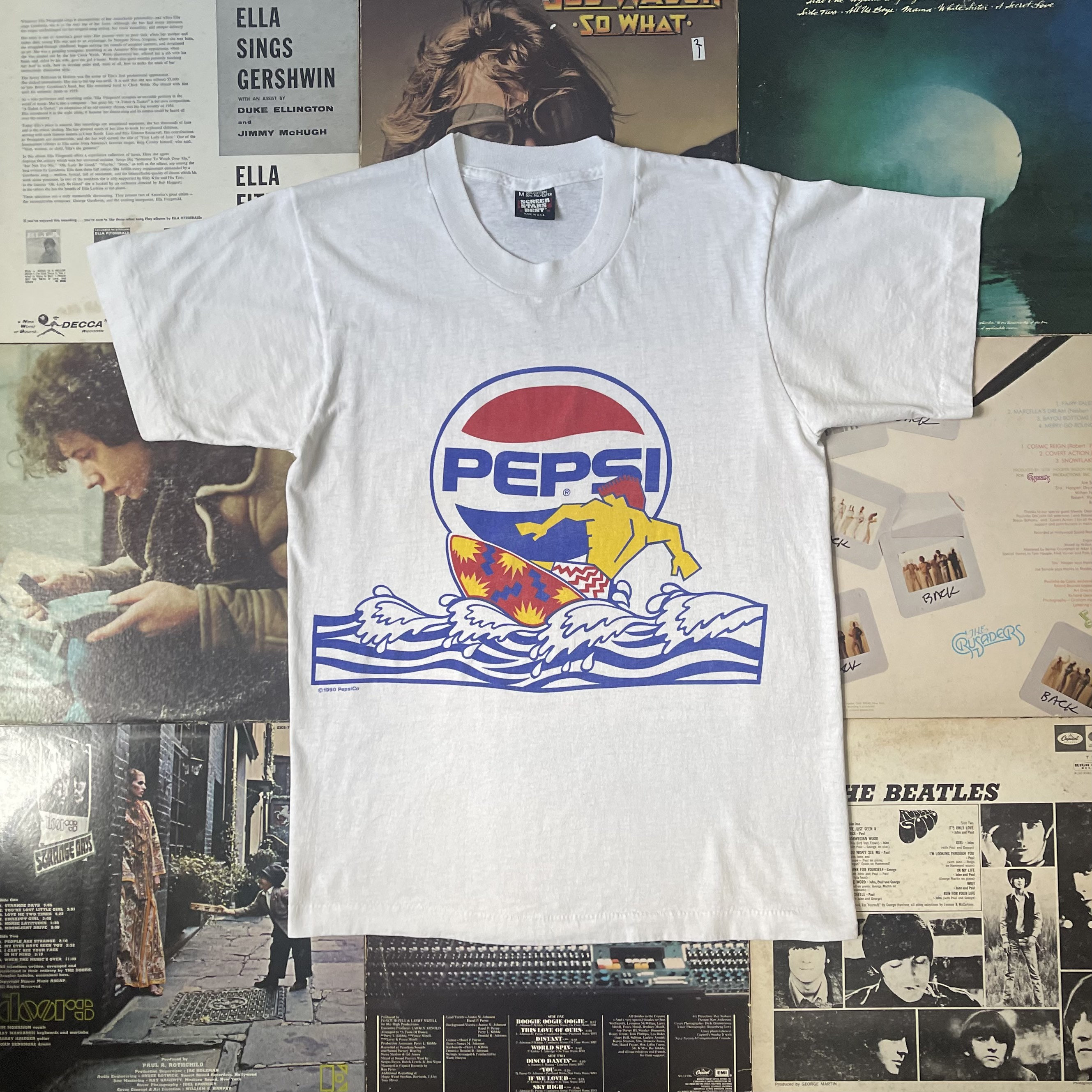 Discover 1990 Pepsi Surf T-Shirt