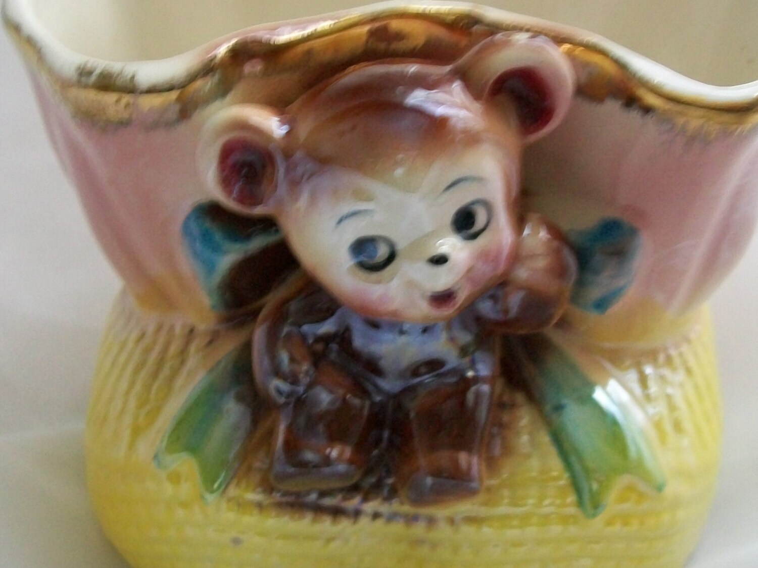 Vintage baby vase baby flower vase planter vase teddy Etsy