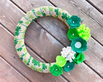 St Patrick’s Day Wreath