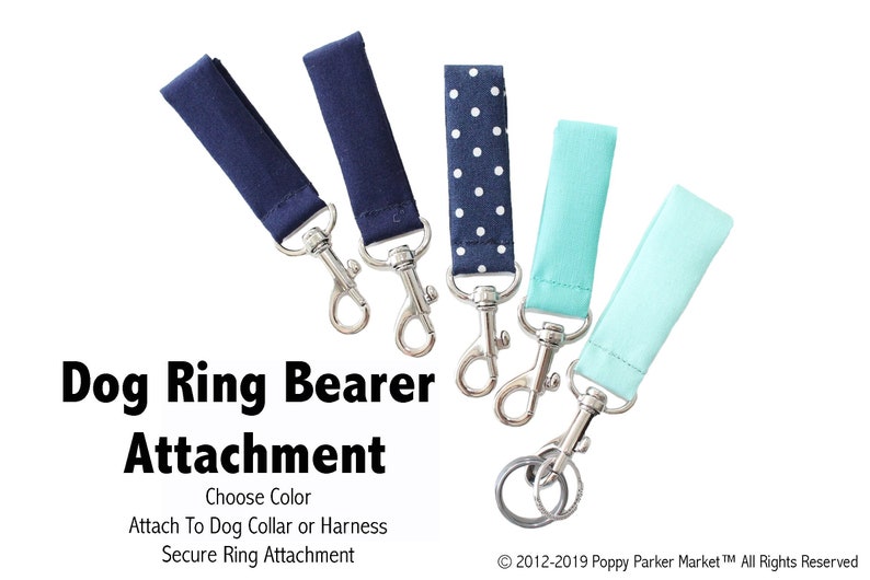 Original Dog Ring Bearer Ring Holder ATTACHMENT ONLY Secure Removable Attachment Wedding Dog