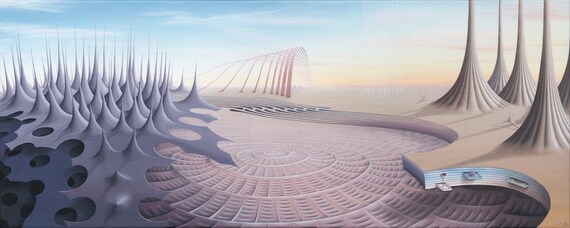 anatomical Psychedelic art In 3 sizes. Radiolarians Trippy painting Surrealism biological print of painting Surreal art