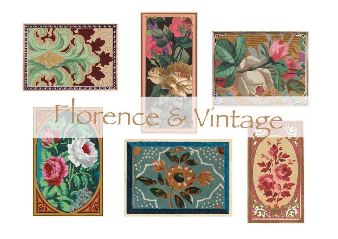 Whimsy Labels Vintage Whimsical Sticker Labels Digital Download Fussy Cut Junk ...