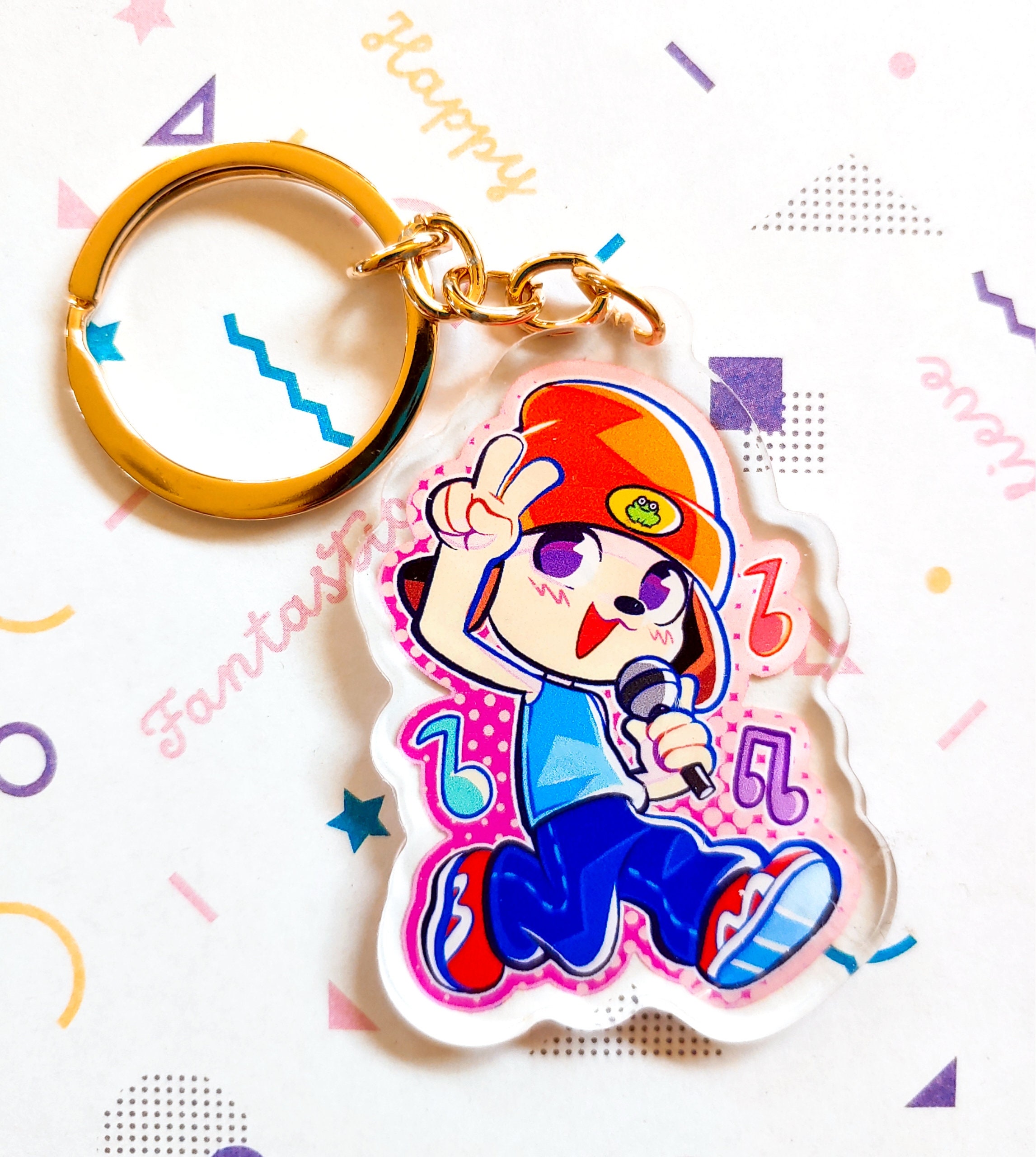 AmiAmi [Character & Hobby Shop]  PaRappa The Rapper Trading Acrylic  Keychain 10Pack BOX(Released)