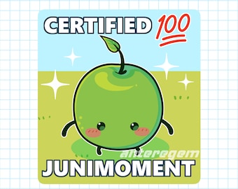 Stardew Valley Certified Junimoment Vinyl Sticker - 3 inches Matte