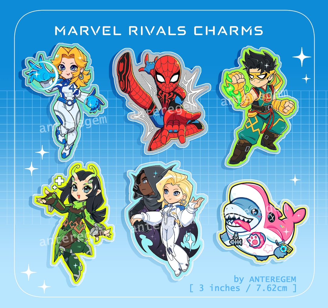 Marvel Rivals Keychains - 3 Inches - Etsy