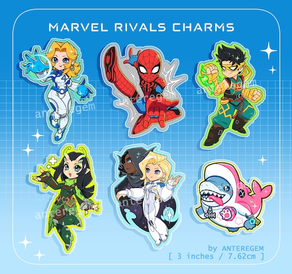 Marvel Rivals Keychains - 3 Inches - Etsy