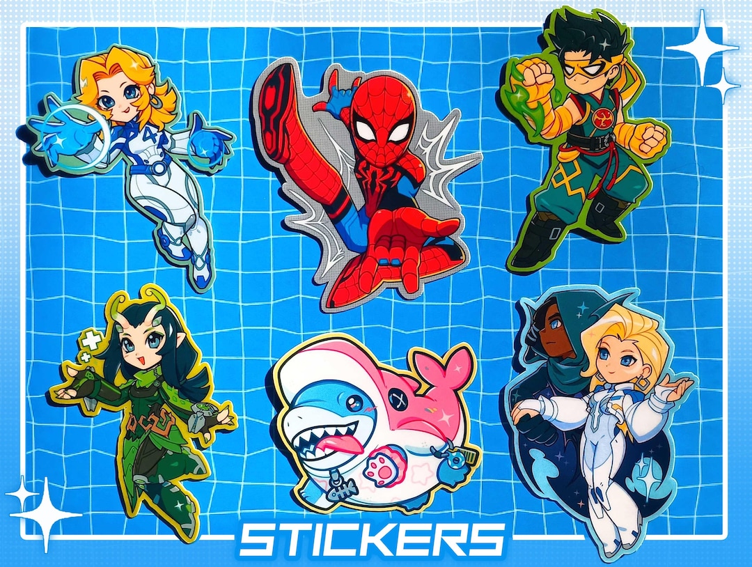 Rivals Sticker Marvel Rivals Vinyl Stickers - Etsy