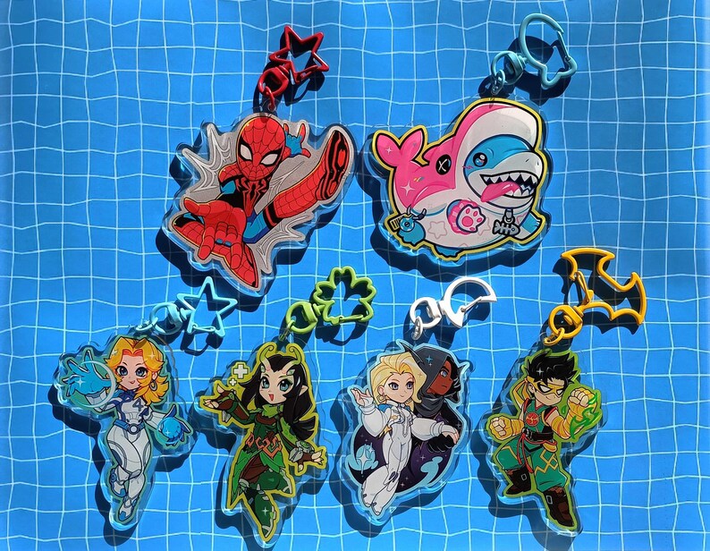 Marvel Rivals Keychains - 3 Inches - Etsy