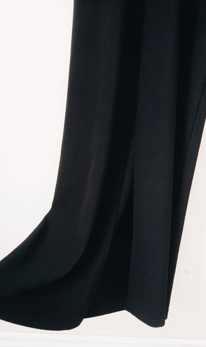 Vintage 90s black minimal strap maxi dress