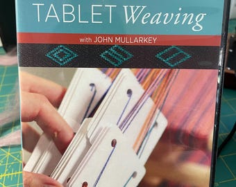 Doubled-Faced Tablet Weaving, 2 disc DVD, Card Weaving, Tutorial, with John Mullarkey