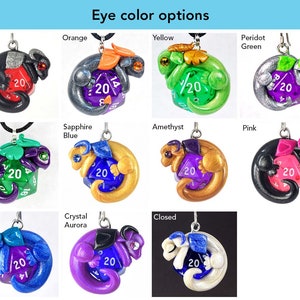 Baby dice dragon earrings, design your own dragon earrings, pick your colors, d20 jewelry, Dungeons and Dragons, DnD, polymer clay jewelry image 7