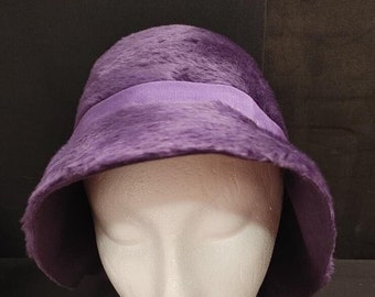 1950s G. Howard Hodge NY Pirouette Hat - Purple