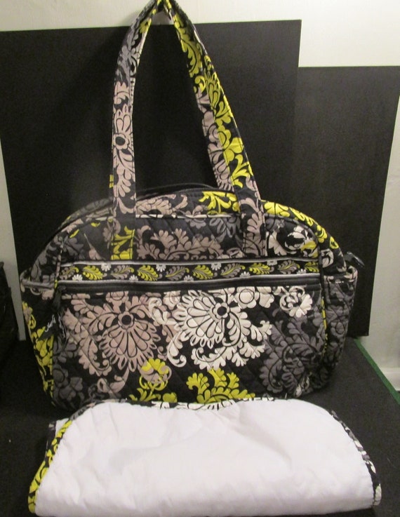Vera Bradley Diaper Bag W/ Removable Quilted Baby Pad 