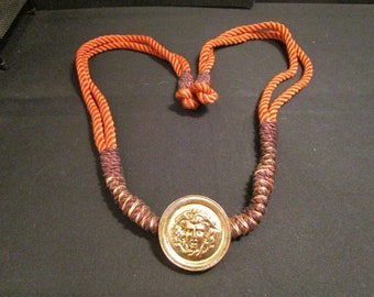 Twisted Belt w/ Medusa Medallion