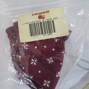 Longaberger-voering - Horizon's of Hope Red Pie 271205