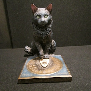 VTG Nemesis Now Katze w / Ouija Brett Figur - Supernatural / Okkult