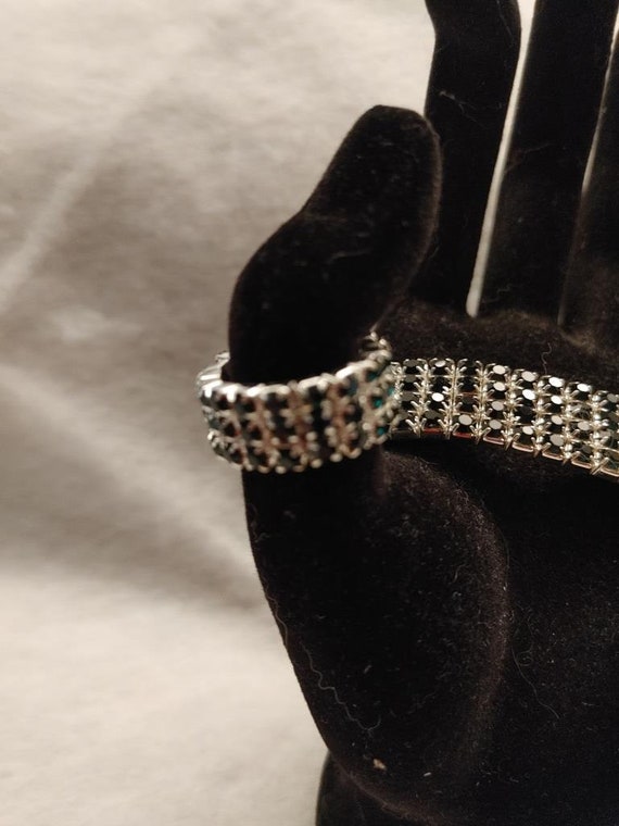 Green Austrian Crystal Ring & Bracelet Set - image 3